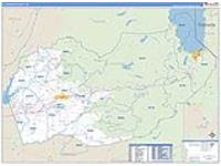 El Dorado, Ca Carrier Route Wall Map